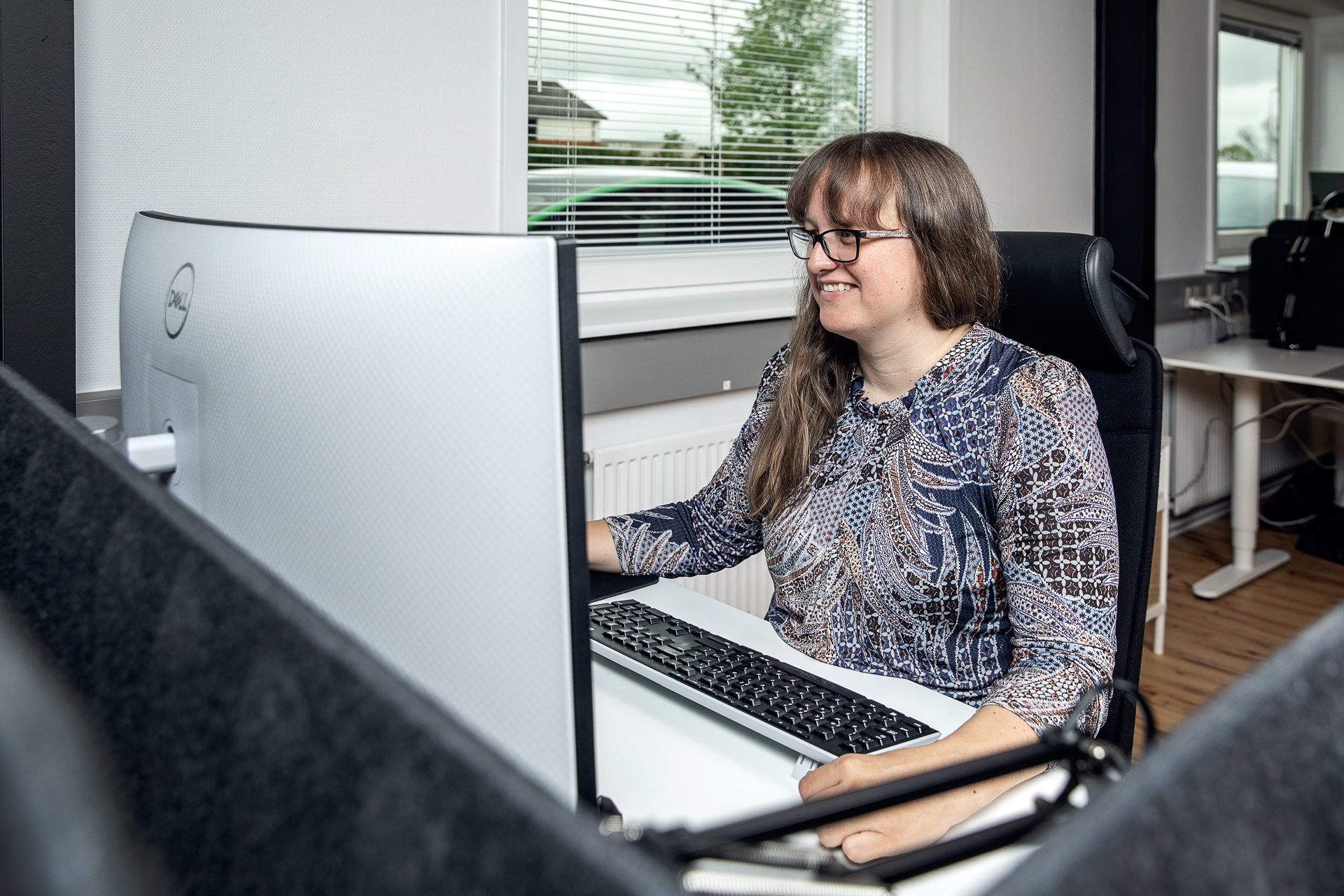 Arbejde ved skærmen i Struer